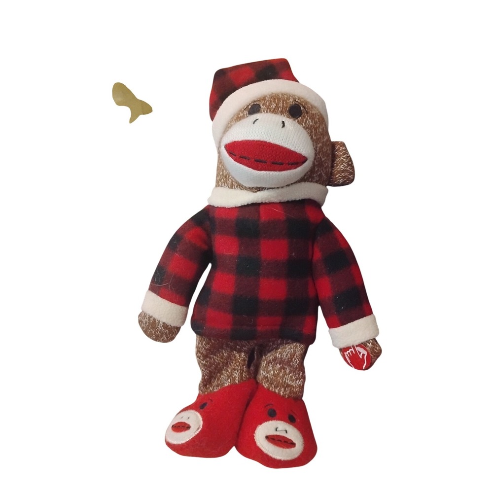 Dan Dee Taking Care of Business Talking Sock Monkey-Tested Works!